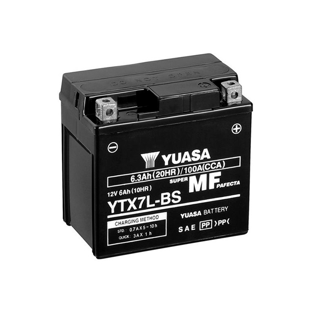 ᐅ Batería Moto Yuasa YTX7L-BS - Envío gratis 24/48H
