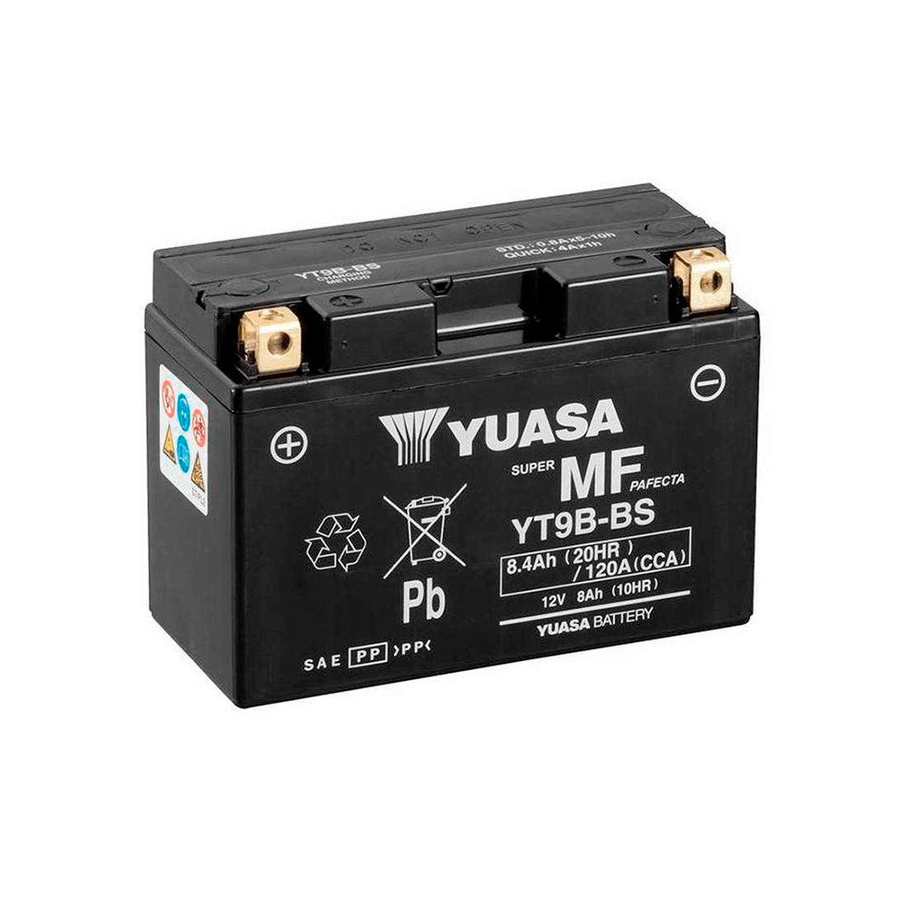 ᐅ Batería Moto Yuasa YT9B-BS 12V - Envío gratis 24/48H
