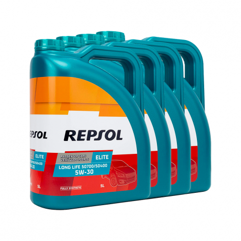 Repsol Elite Long Life 50700/50400 5w-30 20L (4x5L). Envío gratis.