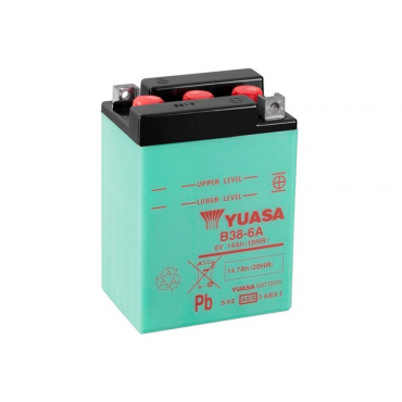 Batería Yuasa B38-6A (SIN ACIDO)