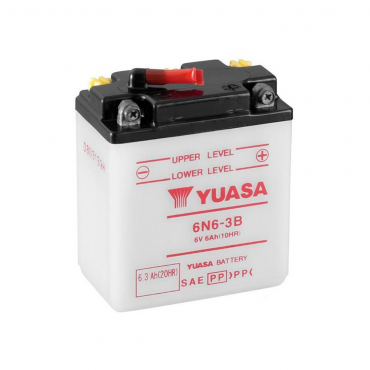 Batería Yuasa 6N6-3B (SIN ÁCIDO)