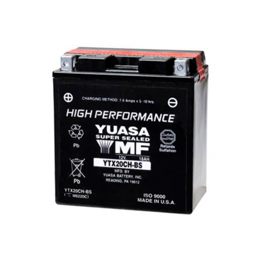 Batería Yuasa YTX20CH-BS (Sustituye YTX20A-BS)