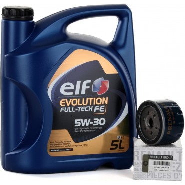 Elf Evolution Full Tech 5W-30 5 lts + Filtro aceite Original O MANN FILTER