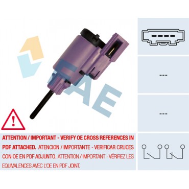 FAE 24760 - INTERRUPTOR LUCES DE FRENO