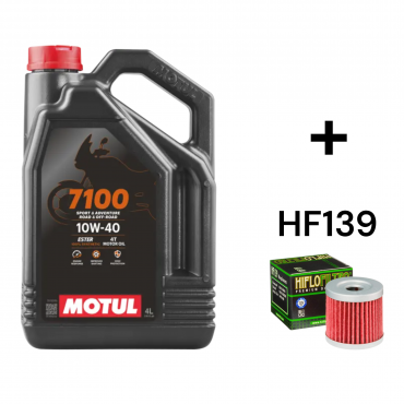 PACK Motul 7100 10W40 4T 4L...